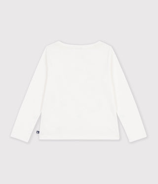 Children's Long-Sleeved Heart-Patterned T-Shirt