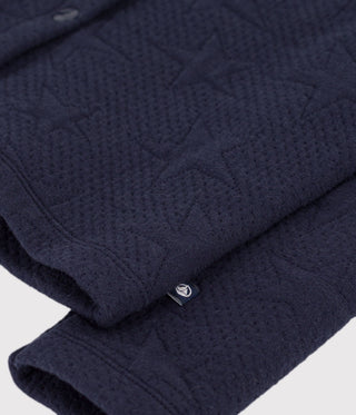 Girls' Plain Star Cotton Cardigan