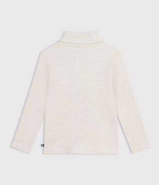 Children's Plain Cotton Rollneck Top