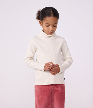 Children's Plain Cotton Rollneck Top