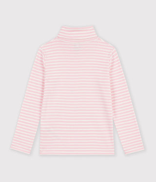 Children's Stripy Cotton Rollneck Top