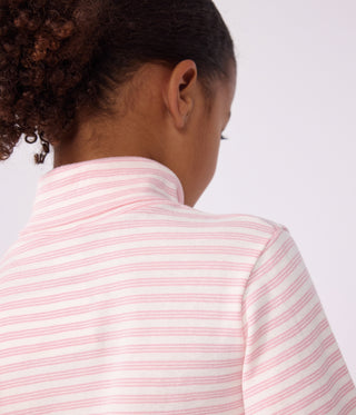 Children's Stripy Cotton Rollneck Top