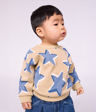 Babies' Star-Print Cotton Sweatshirt