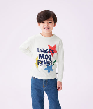 Children's Long-Sleeved Patterned T-Shirt