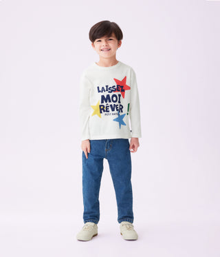 Children's Long-Sleeved Patterned T-Shirt