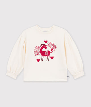 Children's Animal Design Cotton Sweatshirt