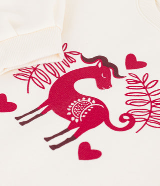 Children's Animal Design Cotton Sweatshirt