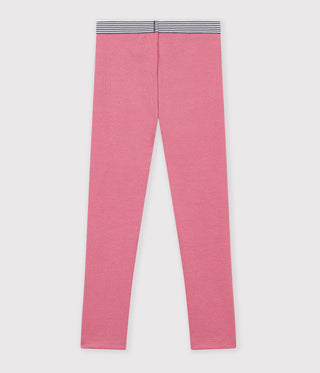 Girls' Plain Cotton Leggings