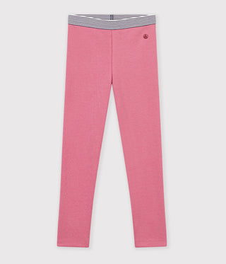 Girls' Plain Cotton Leggings