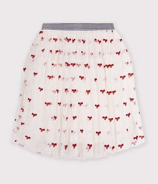 Girls' Long Skirt in Plain Tulle