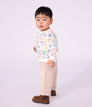 Babies' Animal Print Cotton Sweatshirt