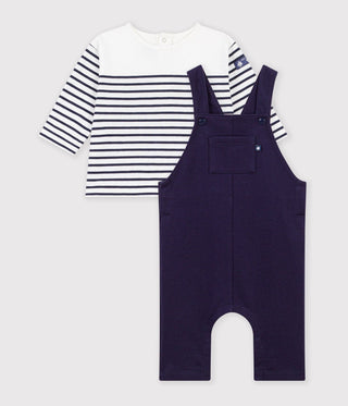 Babies' Cotton Gift Set: T-Shirt and Dungarees