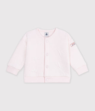 Babies' Cardigan in Thick Cotton with a Star Motif