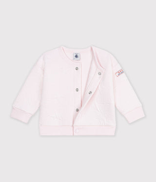 Babies' Cardigan in Thick Cotton with a Star Motif