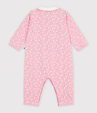 Babies' Footless Printed Cotton Pyjama Suit