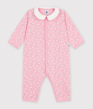 Babies' Footless Printed Cotton Pyjama Suit