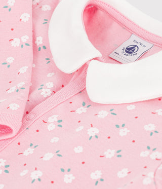 Babies' Footless Printed Cotton Pyjama Suit