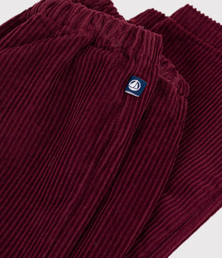 Babies' Plain Corduroy Trousers