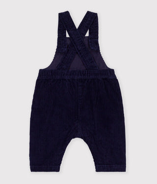 Babies' Long-Leg Dungarees in Plain Corduroy
