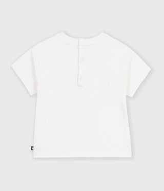 Babies' Paris Printed Short-Sleeved Cotton T-Shirt