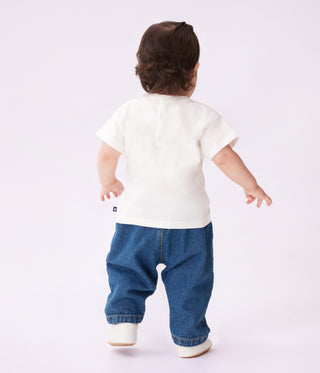 Babies' Paris Printed Short-Sleeved Cotton T-Shirt