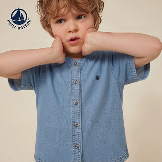 Boys' Tencel Short-Sleeve Shirt
