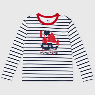 Children's Hong Kong Exclusive Long-Sleeved Cotton T-Shirt