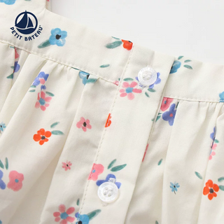 Girls' Floral Print Sleeveless Blouse