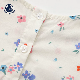Babies' Floral Print Sleeveless Blouse