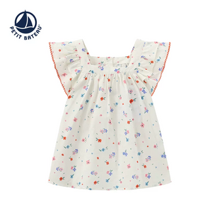 Girls' Floral Print Sleeveless Blouse