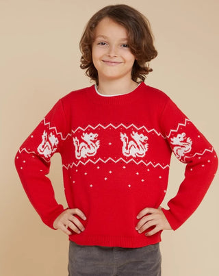Boys' Wool and Cotton Pullover