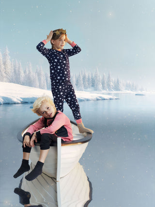 Children's Unisex Fancy Glow in the Dark Cotton Pyjamas