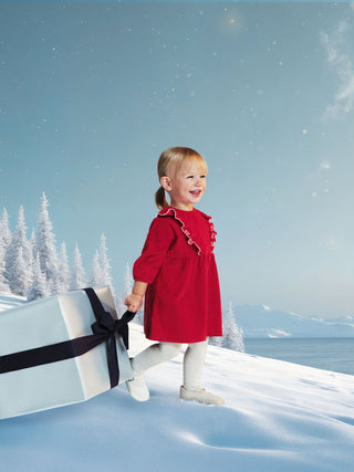 Babies' Plain Cotton Jersey Tights