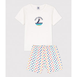 Boys' Sea Animals Short Cotton Pyjamas