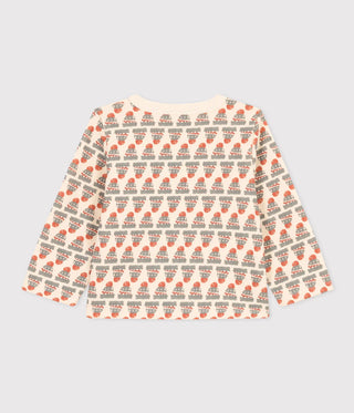 Babies' Patterned Thick Jersey Cardigan
