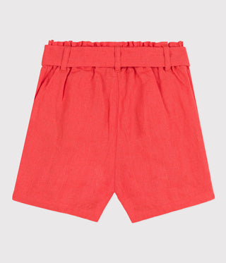 Girls' Linen Shorts
