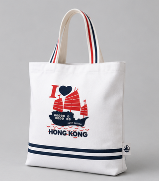 Hong Kong Exclusive Ferry Print Tote Bag