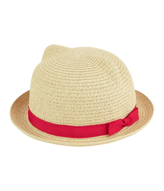 KG EAR SHAPE STRAW HAT