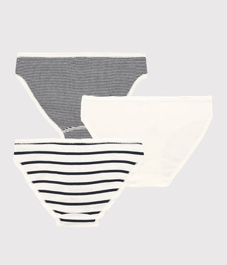 Girls' Striped Knickers - 3-Pack