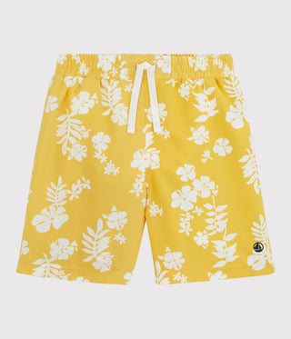 BOYS PRINTED RECYCLED SWIMMING TRUNKS