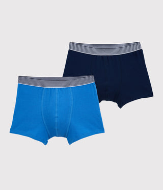 BOYS COTTON AND ELASTANE BOXER SHORTS - 2-PACK