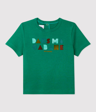 BABIES SHORT-SLEEVED COTTON T-SHIRT WITH MOTIF