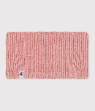 BABIES' KNIT SNOOD WITH RECYCLED FLEECE LINING