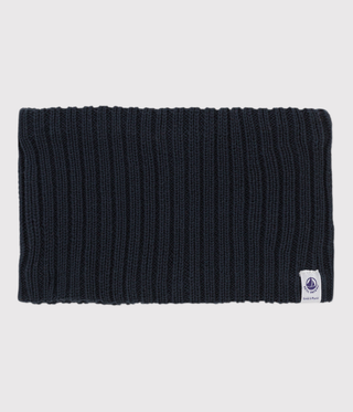 BABIES' KNIT SNOOD WITH RECYCLED FLEECE LINING