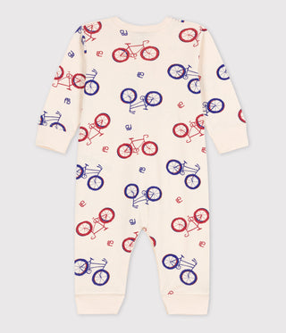 Babies' Bike Themed Footless Cotton Sleepsuit
