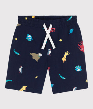 Boys' Printed Recycled Swimming Shorts