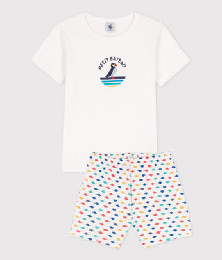 Boys' Sea Animals Short Cotton Pyjamas