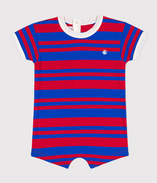 Babies' Striped Jersey Playsuit