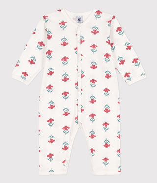 Floral Footless Cotton Sleepsuit