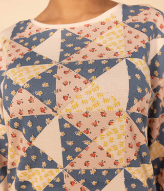 Women's Patchwork Cotton Pyjamas